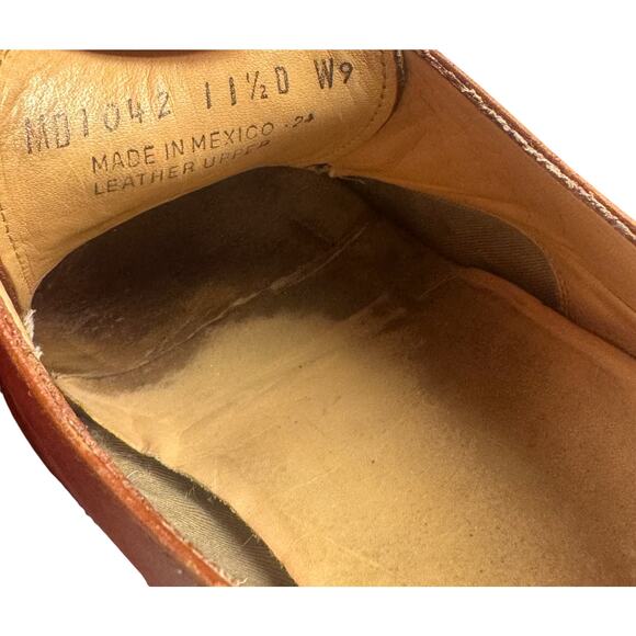 Polo Ralph Lauren Men's Derby Brown Leather Dress Shoes 11.5D W9 - Picture 7 of 9